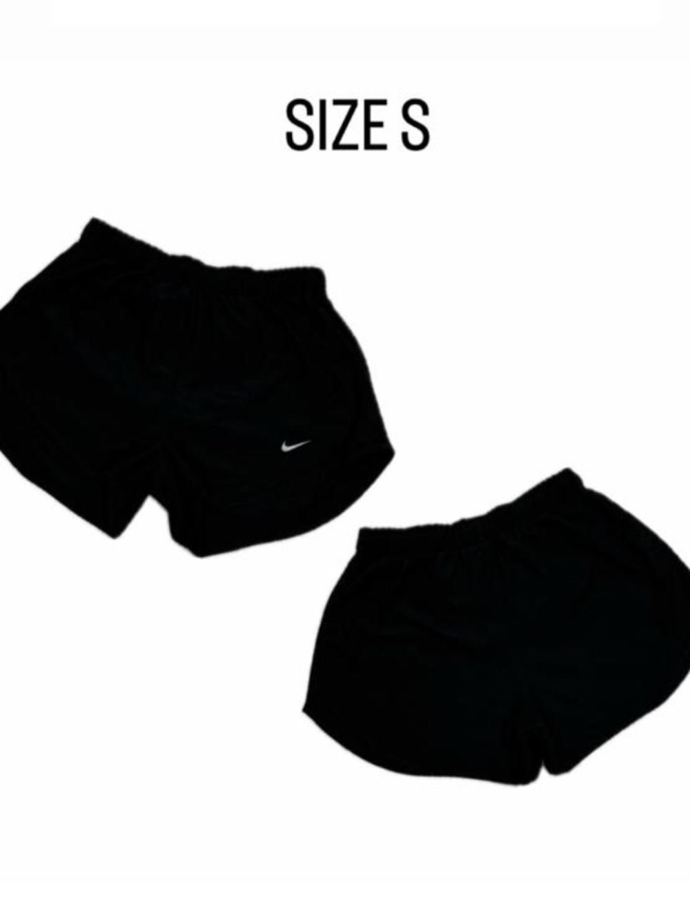 Nike Black Mini Running Shorts - Women's Size Small - Athletic Shorts.
